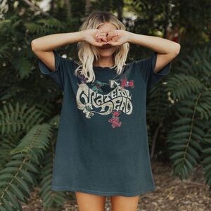 daydreamer free people grateful dead beats tshirt dress